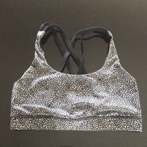 Lululemon energy sports bra training running ski